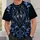 Baroque Wolf and Blue Filigree for Parties, Nightlife and Everyday Wear All-over Print Unisex T-shirt - 5