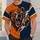 Roaring Bear Football Crest for Game Day and Outdoor Sports Fans This Season All-over Print Unisex T-shirt - 5
