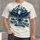 Mountain Eagle Football Crest for Pacific Northwest Game Day and Outdoor Adventure All-over Print Unisex T-shirt - 4