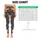 Cute Cat Faces in Slate and Ochre for Playful Everyday Style Leggings - 1