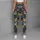Cute Cat Faces in Slate and Ochre for Playful Everyday Style Leggings - 4
