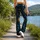 Celestial Sun Moon and Stars for Dreamy Stargazing Nights and Relaxed Bohemian Living Leggings - 12