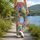 Rainbow Peace Signs, Smiling Daisies And Hearts For Carefree Festival Weekend Style Leggings - 12