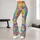 Rainbow Peace Signs, Smiling Daisies And Hearts For Carefree Festival Weekend Style Leggings - 10