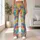 Rainbow Peace Signs, Smiling Daisies And Hearts For Carefree Festival Weekend Style Leggings - 11