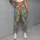Rainbow Peace Signs, Smiling Daisies And Hearts For Carefree Festival Weekend Style Leggings - 4