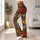 Retro Folk Flowers And Hearts For Colorful Weekend Boho Style Leggings - 12