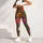 Retro Folk Flowers And Hearts For Colorful Weekend Boho Style Leggings - 5