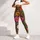 Retro Folk Flowers And Hearts For Colorful Weekend Boho Style Leggings - 5