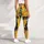 Wide-Eyed Black Dog Motifs for Cheerful Weekend Outings and Dog-Loving Women Leggings - 4