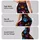 Colorful Dog Paw Prints for Pet Lovers, Weekend Adventures, and Everyday Casual Style Leggings - 2