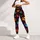 Colorful Dog Paw Prints for Pet Lovers, Weekend Adventures, and Everyday Casual Style Leggings - 5