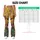 Whimsical Dog Faces in Golden Ochre for Cheerful Everyday Style for Women and Dog Lovers Leggings - 7