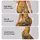 Whimsical Dog Faces in Golden Ochre for Cheerful Everyday Style for Women and Dog Lovers Leggings - 8