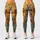 Whimsical Dog Faces in Golden Ochre for Cheerful Everyday Style for Women and Dog Lovers Leggings - 3