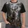 Majestic Stags in a Misty Forest for Hunting Camp and Outdoor Adventure Enthusiasts All-over Print Unisex T-shirt - 4