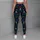 Whirling Red Blue and Ivory Leaves for Yoga, Dance and Everyday Movement for Women Leggings - 6