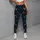 Whirling Red Blue and Ivory Leaves for Yoga, Dance and Everyday Movement for Women Leggings - 4