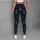 Whirling Red Blue and Ivory Leaves for Yoga, Dance and Everyday Movement for Women Leggings - 5