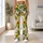 Cheerful Green Frog, Sunflowers & Butterflies for Sunny Garden Days and Nature Lovers Leggings - 10