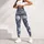 Silver Ginkgo Leaves for Calm Yoga Sessions and Everyday Nature-Inspired Activewear Leggings - 5