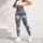 Silver Ginkgo Leaves for Calm Yoga Sessions and Everyday Nature-Inspired Activewear Leggings - 5
