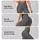 Black And Ivory Herringbone Chevron Motif For Polished Everyday City Outfits For Women Leggings - 8
