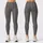Black And Ivory Herringbone Chevron Motif For Polished Everyday City Outfits For Women Leggings - 1