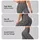 Black And Ivory Herringbone Chevron Motif For Polished Everyday City Outfits For Women Leggings - 2