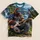 American Flag Guitar And Forest Gorilla Scene For Patriotic Music Lovers All-over Print Unisex T-shirt - 1
