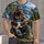American Flag Guitar And Forest Gorilla Scene For Patriotic Music Lovers All-over Print Unisex T-shirt - 4