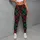 Red Green Tartan Plaid for Cozy Christmas Celebrations and Festive Winter Lounging Leggings - 5