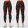 Red Green Tartan Plaid for Cozy Christmas Celebrations and Festive Winter Lounging Leggings - 3
