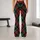Red Green Tartan Plaid for Cozy Christmas Celebrations and Festive Winter Lounging Leggings - 10