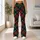 Red Green Tartan Plaid for Cozy Christmas Celebrations and Festive Winter Lounging Leggings - 11