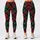 Red Green Tartan Plaid for Cozy Christmas Celebrations and Festive Winter Lounging Leggings - 1