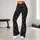 Charcoal Woodland Camouflage For Everyday Casual Outfits And Outdoor Adventures Leggings - 11