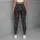 Charcoal Gray Leopard Spots for Casual Weekend Wear and Everyday Women's Animal Style Leggings - 6