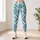 Teal Black Geometric Motif For Everyday Casual Style And Weekend Athleisure For Women Leggings - 6
