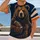 Vintage Bear Football Art for Game Day, Tailgating and Classic Sports Fans All-over Print Unisex T-shirt - 2