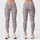 Ivory and Slate Cheetah Spots for Chic Weekend Outings and Everyday Active Style Leggings - 3