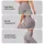 Ivory and Slate Cheetah Spots for Chic Weekend Outings and Everyday Active Style Leggings - 2