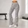 Ivory and Slate Cheetah Spots for Chic Weekend Outings and Everyday Active Style Leggings - 10