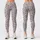 Ivory and Slate Cheetah Spots for Chic Weekend Outings and Everyday Active Style Leggings - 1