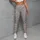 Ivory and Slate Cheetah Spots for Chic Weekend Outings and Everyday Active Style Leggings - 4