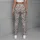 Ivory and Slate Cheetah Spots for Chic Weekend Outings and Everyday Active Style Leggings - 5