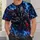Armored Football Warrior and Stormy City Skyline for Game Day Hometown Fans All-over Print Unisex T-shirt - 5