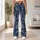 Navy Paisley and Medallion Motifs for Relaxed Weekend Style and Everyday Wear Leggings - 11