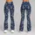 Navy Paisley and Medallion Motifs for Relaxed Weekend Style and Everyday Wear Leggings - 9
