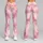Blush Rose Tie-Dye Wash for Relaxed Weekend Lounging and Everyday Style for Women Leggings - 9